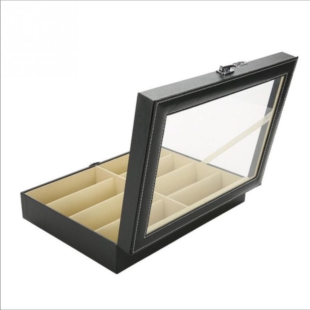 Sunglasses display storage travel leather case - Picture 4 of 8